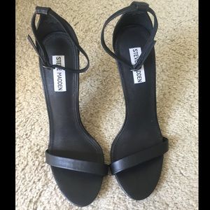 Black Steve Madden Stacy Heels